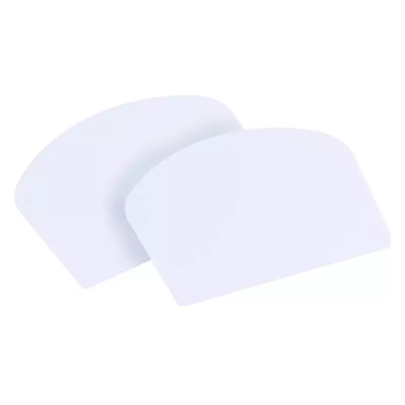 Polypropylene hand scraper 130 mm white