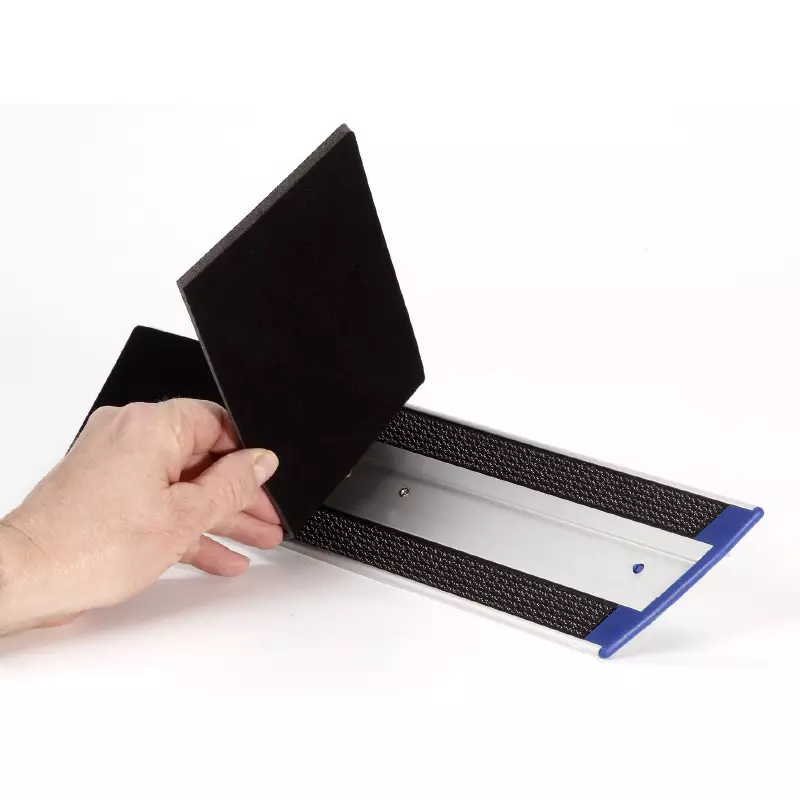 Flat mop holder base double velcro 42/38x9.7 cm
