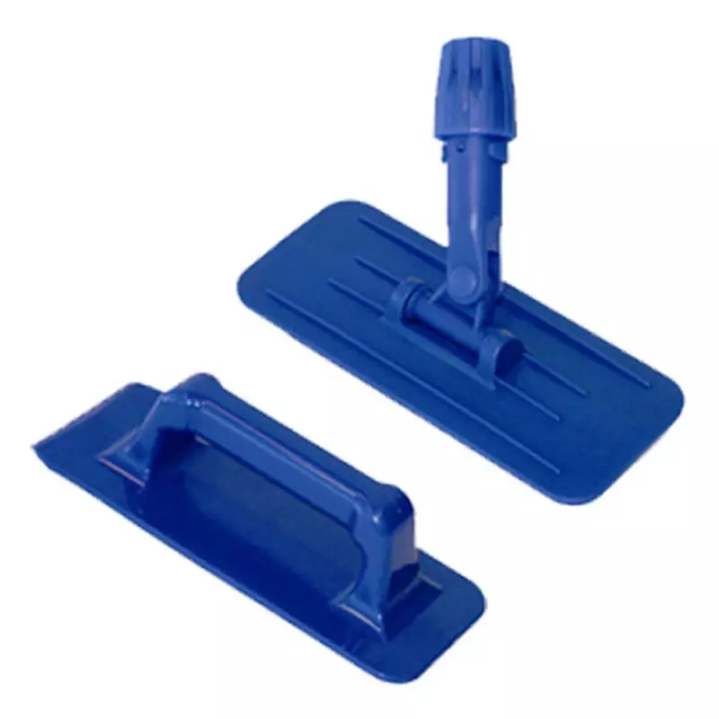 Pad holder with handle attachment 12x25 cm blue/black