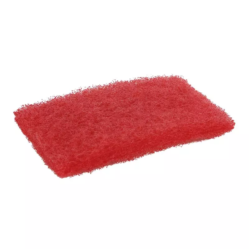 Schuurpad randreiniger mini 155x95x25 mm rood