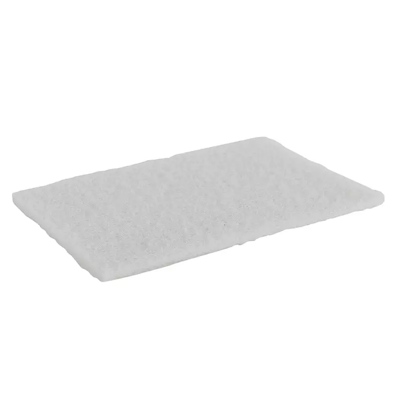 Schuurlapje dun 230x150x8 mm wit