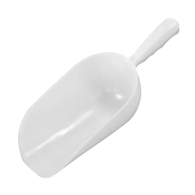 Plastic shopping scoop 360 mm white