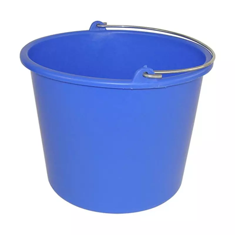 Plastic bucket 12 l blue