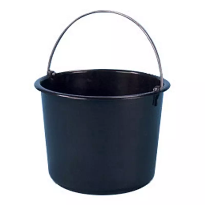 Seau robuste noir de 20 l