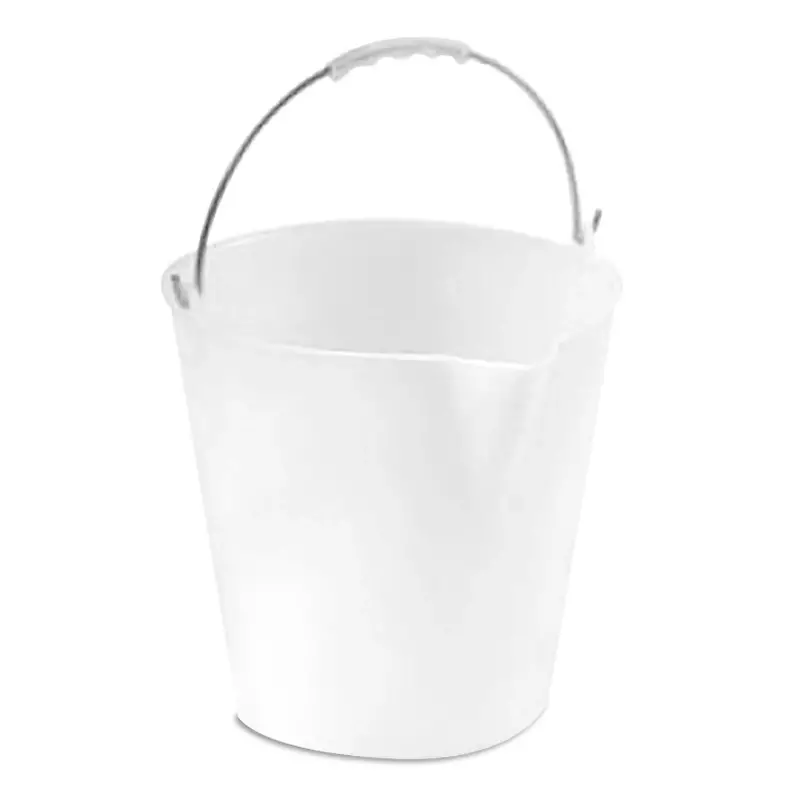 Bucket with spout LDPE 12 l white