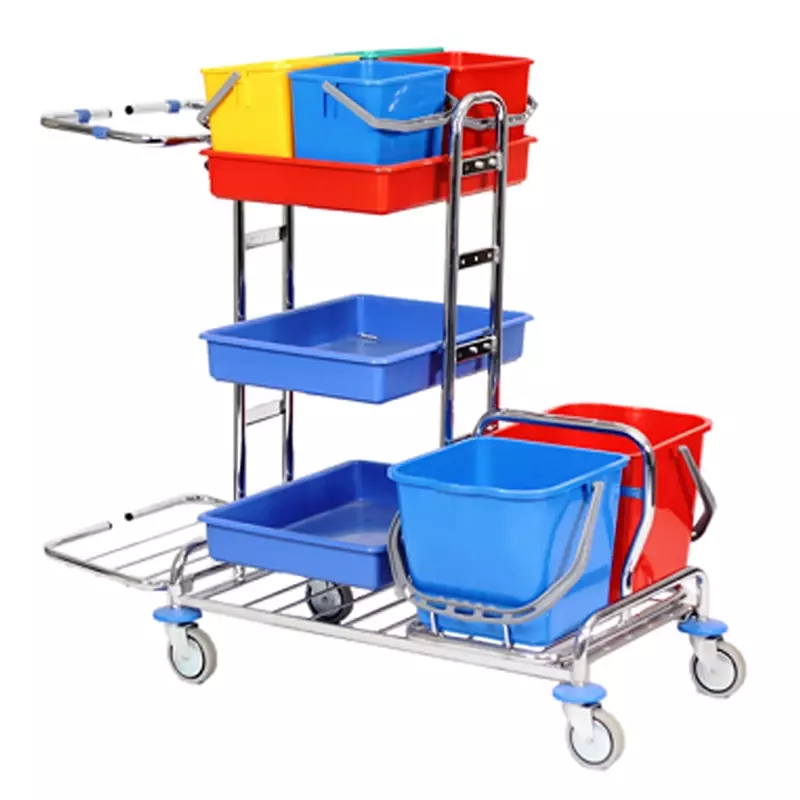 Chrome work trolley type Maxi 121x68x108 cm