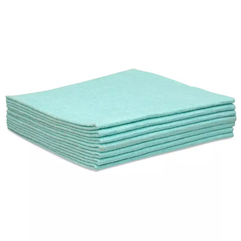 Euro Products klassieke poetsdoeken non-woven 38x40 cm groen 200 stuks