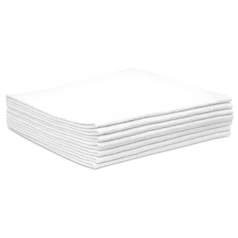 Euro Products klassieke poetsdoeken non-woven 38x40 cm wit 200 stuks