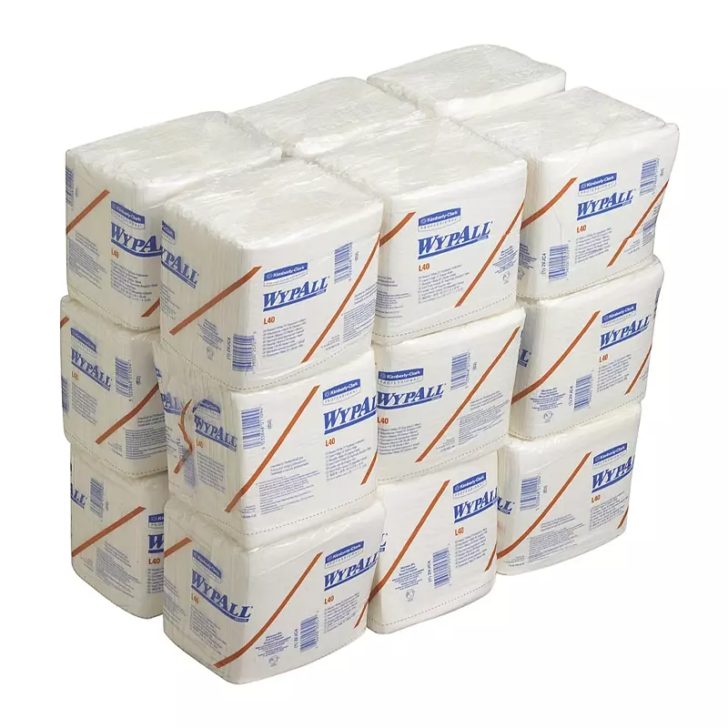 Kimberly-Clark Wypall L40 7471 cleaning cloths 304x317 mm white