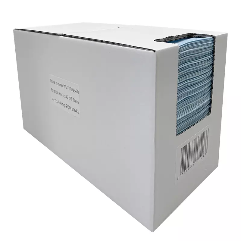 FMCP Blue Tex poetsdoeken non-woven 42x36 cm blauw