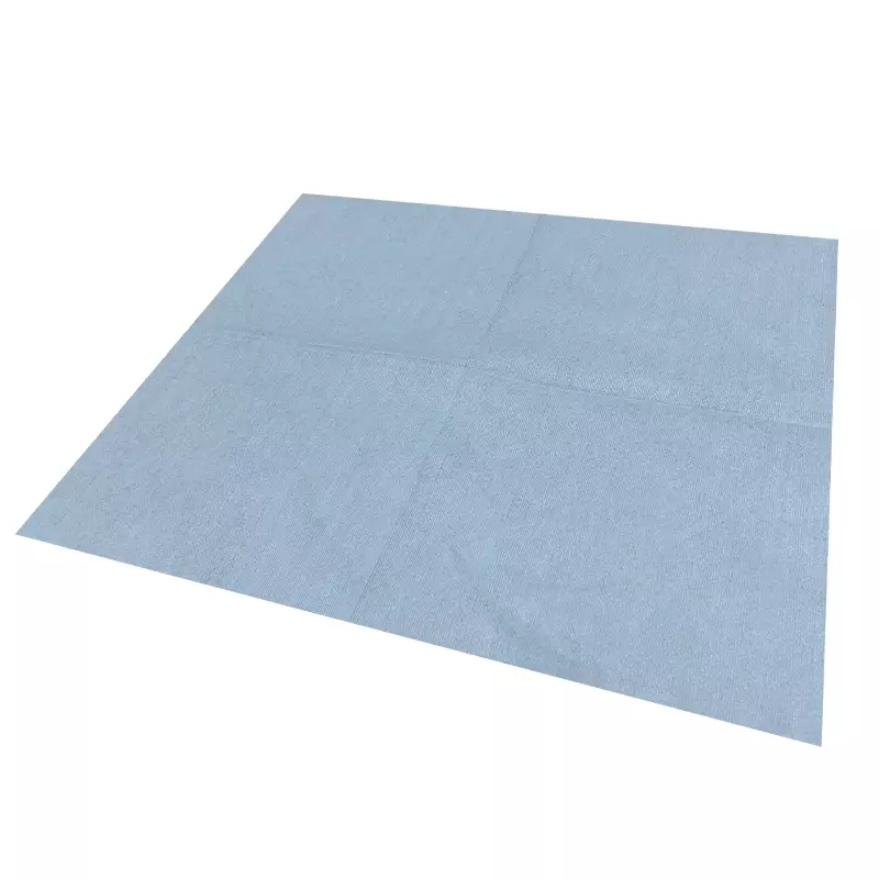 FMCP Blue Tex poetsdoeken non-woven 42x36 cm blauw