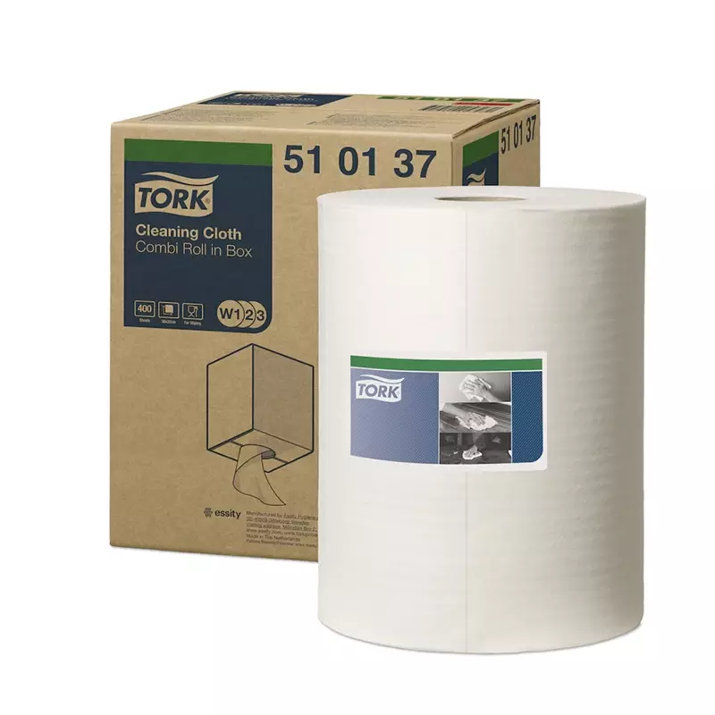 Tork cleaning cloth roll Cleaning Combi roll 1-layer white
