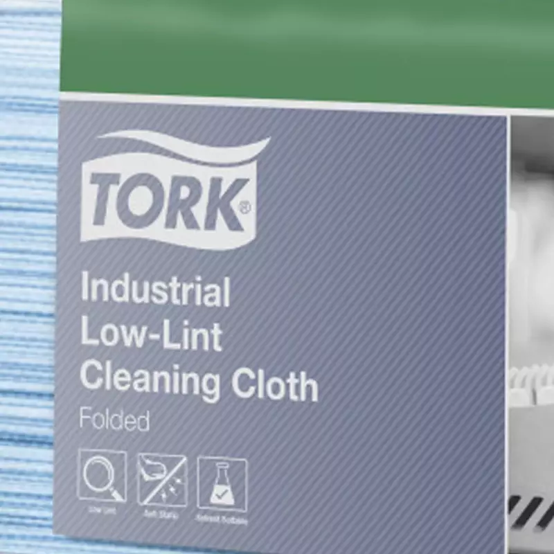 Tork reinigingsdoek Industrial Low-Lint non-woven W4 blauw