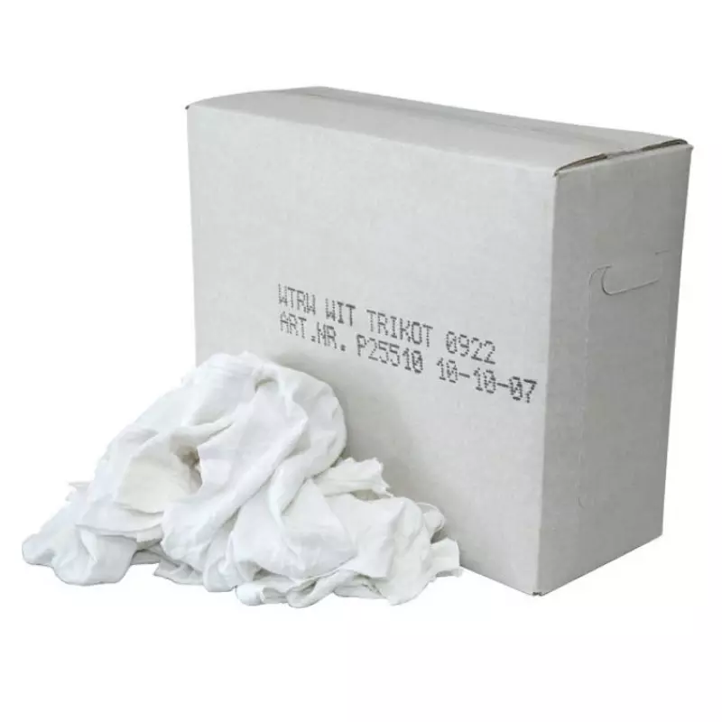 Chiffon de nettoyage Euro Products en jersey blanc WTRW