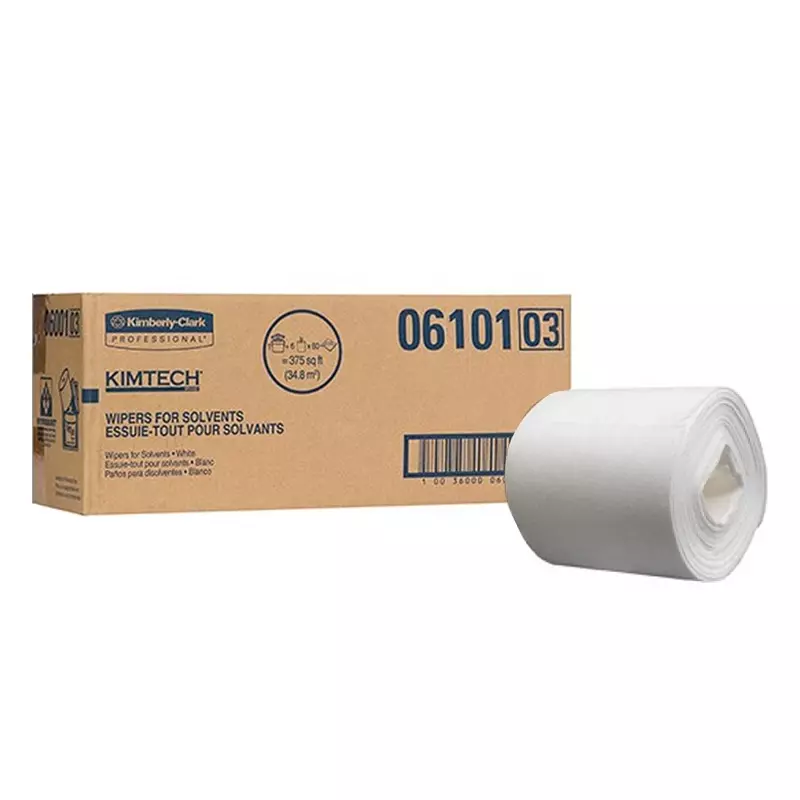 Kimberly-Clark Kimtech Wettask Solvents 6101 poetsdoekrol 317x305 mm wit