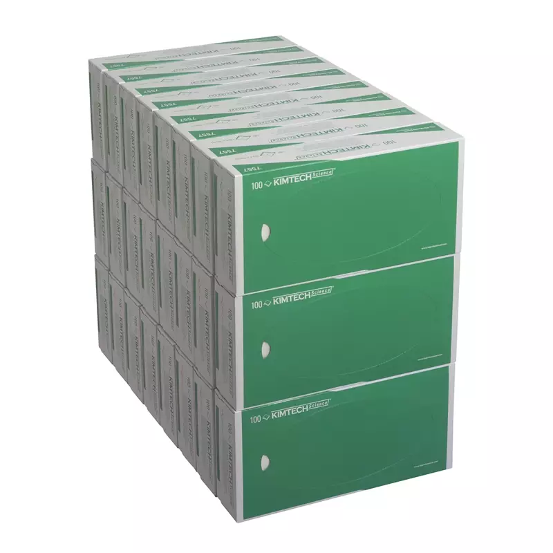 Chiffons de nettoyage Kimberly-Clark Kimtech Science 7557, 205 x 200 mm, blancs