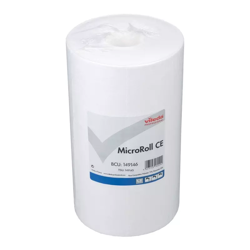 Vileda Professional MicroRoll microfiber cloth 25x35 cm 200 sheets white
