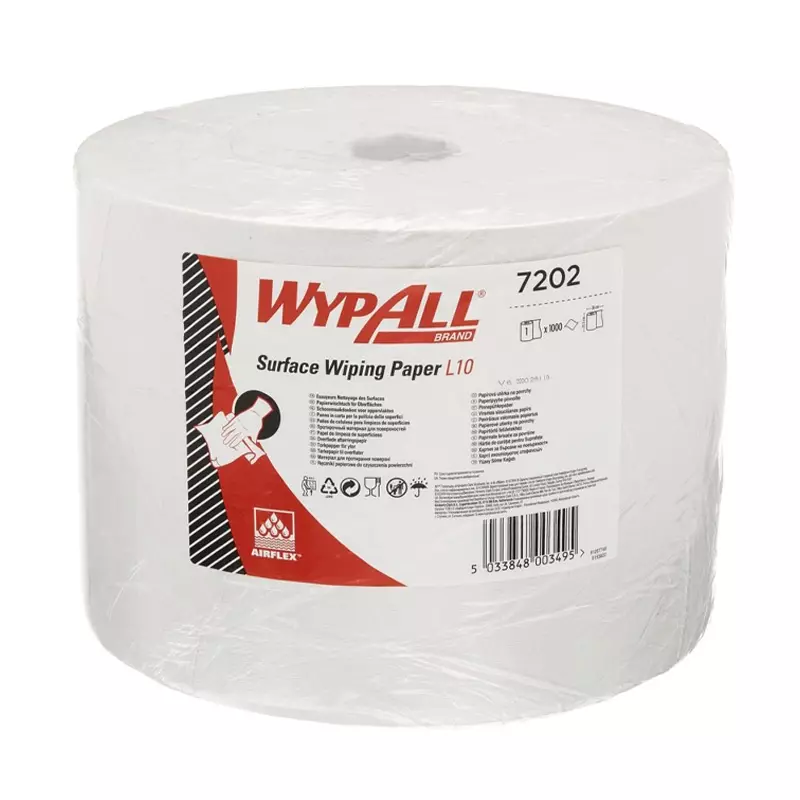 Kimberly-Clark WypAll 7202 poetsdoek L10 380x235 mm wit