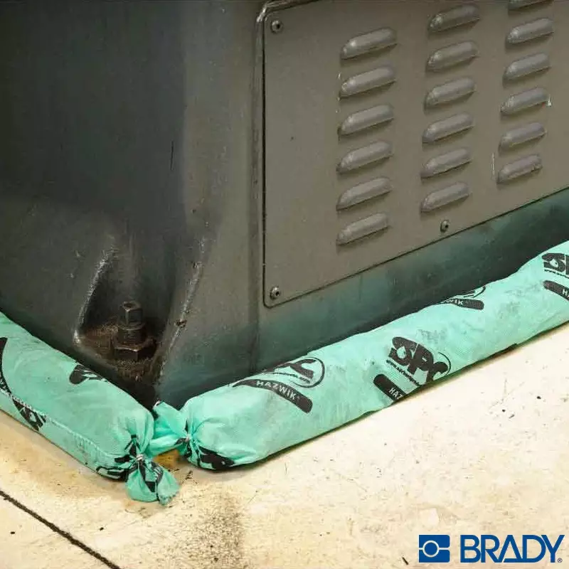 Brady HAZ412 absorptie SOC chemicaliën SPC Ø7,6x122 cm groen