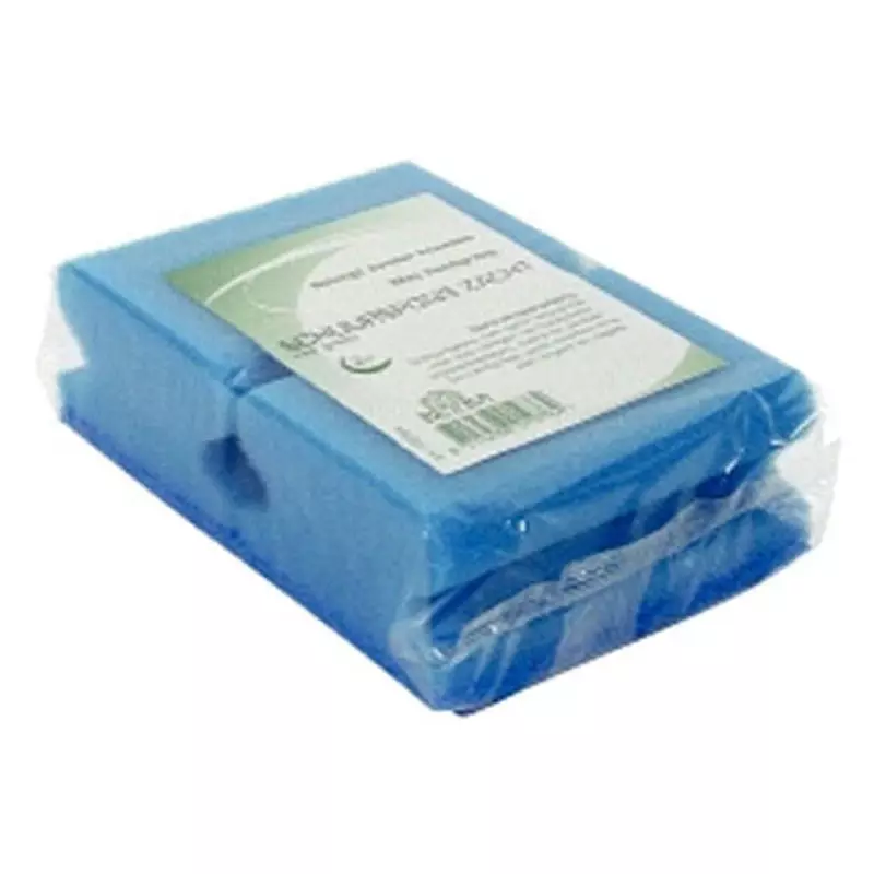 Scouring sponge soft blue 95x70x30 mm