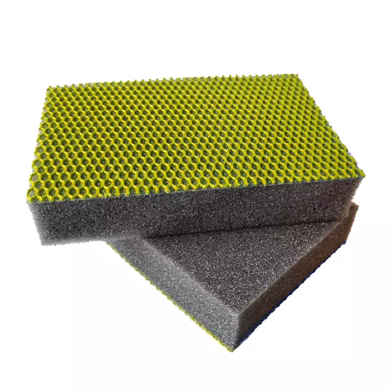 Spons color clean HACCP 136x90x26 mm geel
