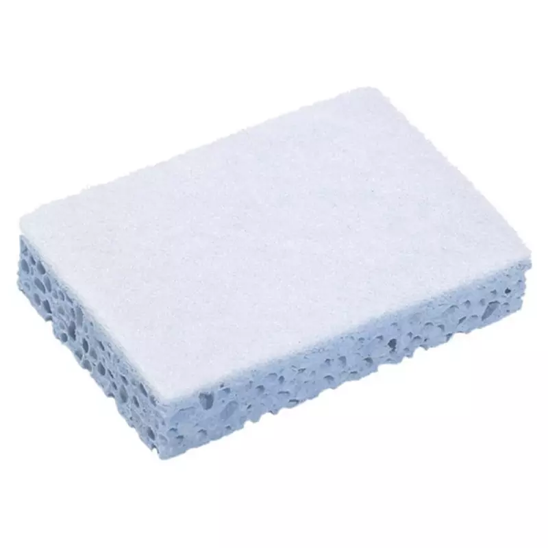 Spontex Sponrex 79 schuurspons 130x84x28 mm blauw/wit