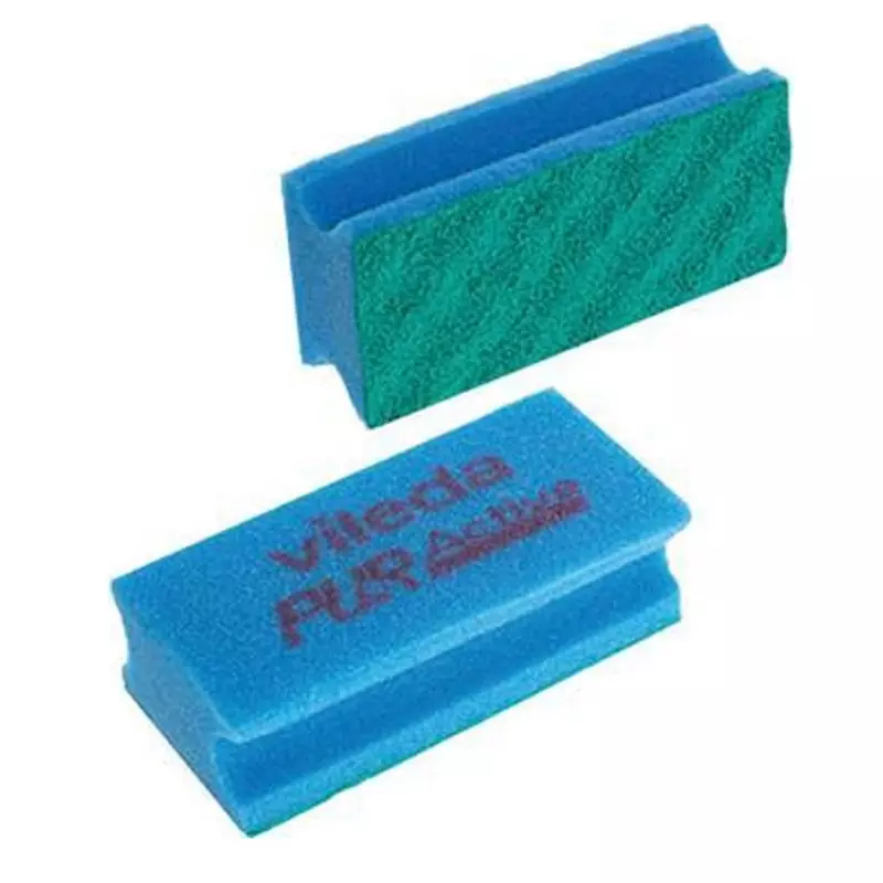 Vileda Professional PurActive scouring pad blue/green