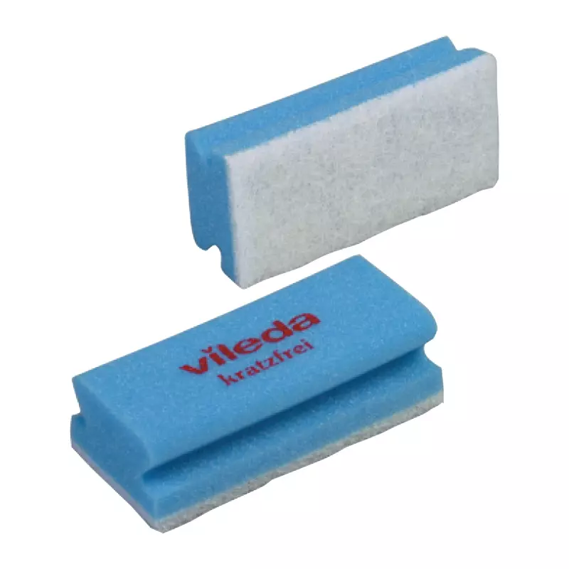 Tampon à récurer anti-rayures Vileda Professional Glitzi bleu