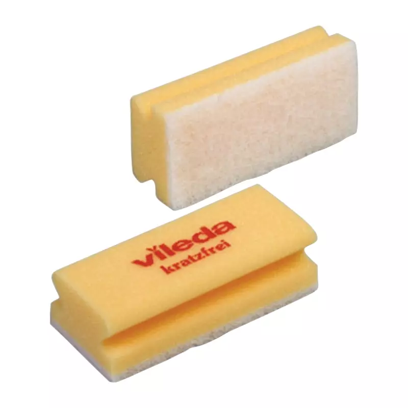 Vileda Professional Glitzi non-scratch scouring pad yellow