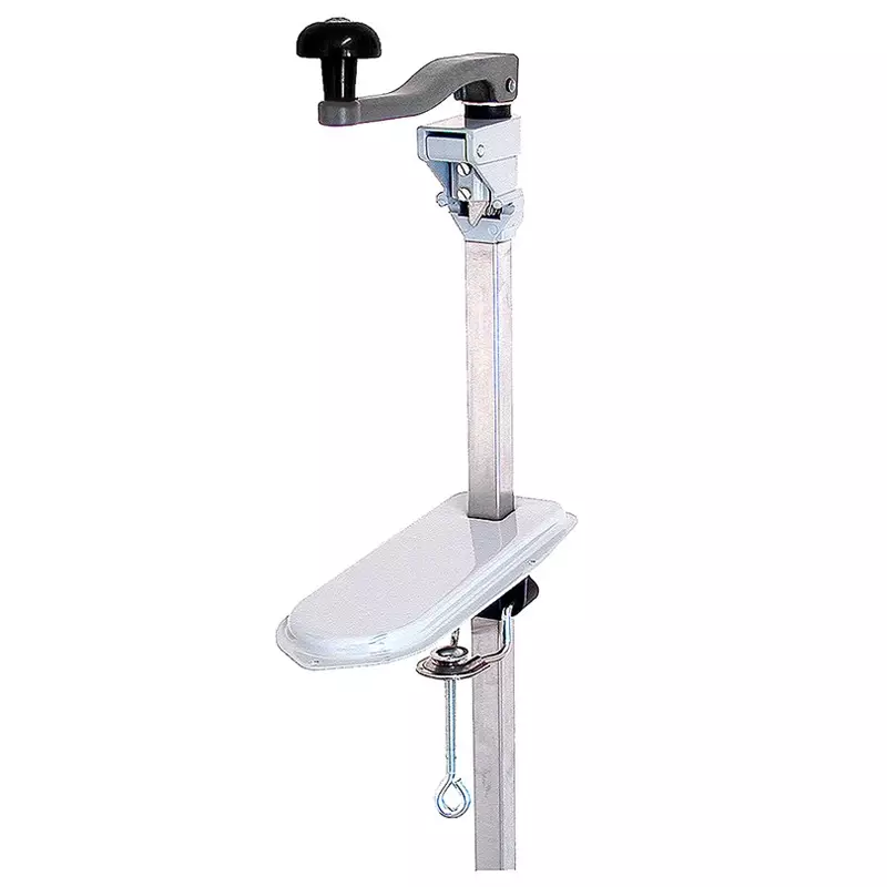 Ouvre-boîte de table en acier inoxydable 18/10, pince de 75 cm, 25 x 10 x 1,5 cm
