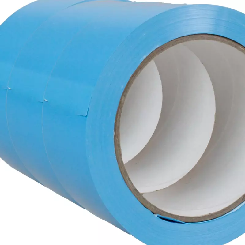 PVC marking tape 50 mm on roll 66 meters light blue