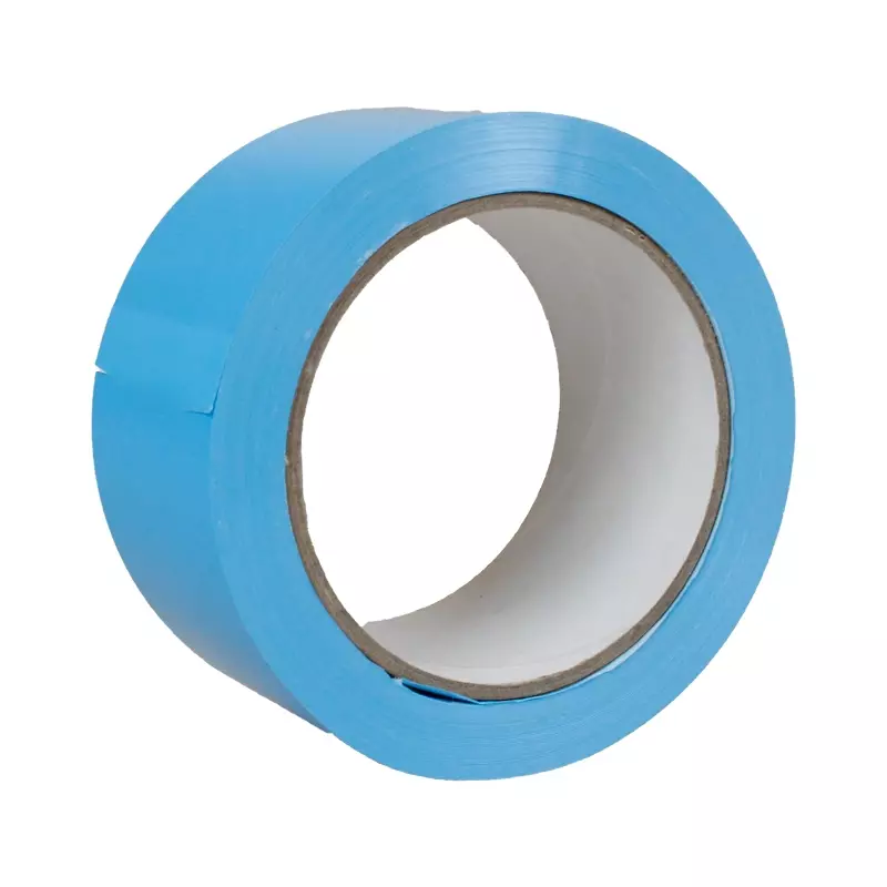 PVC marking tape 50 mm on roll 66 meters light blue