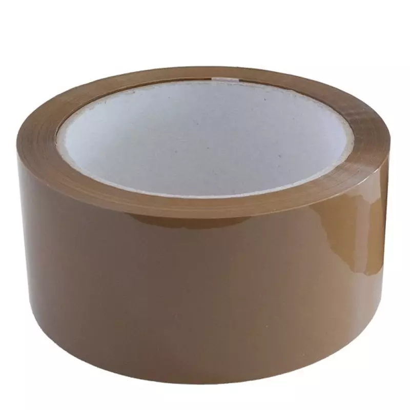 Ruban adhésif d'emballage en PP acrylique standard 48 mm x 66 mètres 25 µm marron