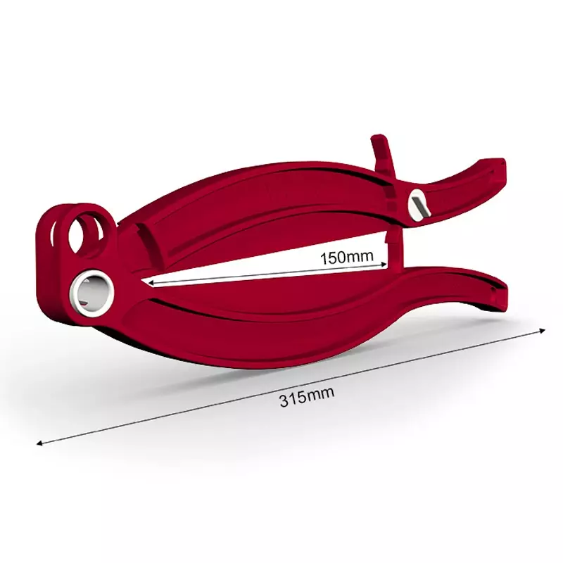 Valve de sac WeLoc Gripper PA, joint de 150 mm, rouge