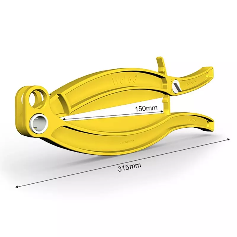 Valve de sac WeLoc Gripper PA, joint de 150 mm, jaune