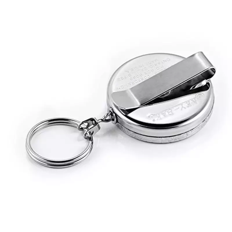 Porte-clés rétractable Key-Bak Original en acier inoxydable 60 cm