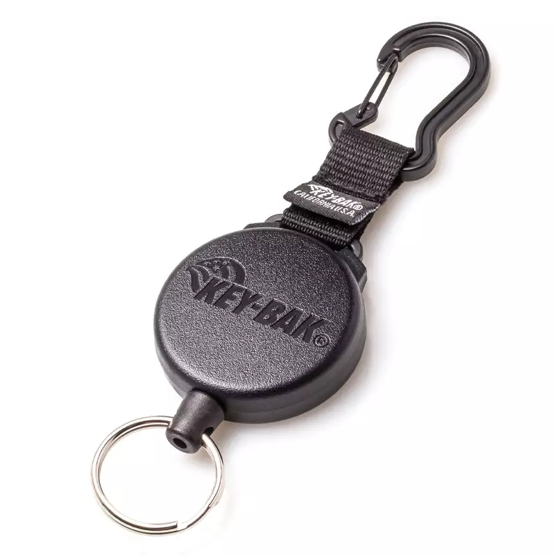 Porte-clés rétractable Key-Bak Securit, cordon Kevlar 120 cm