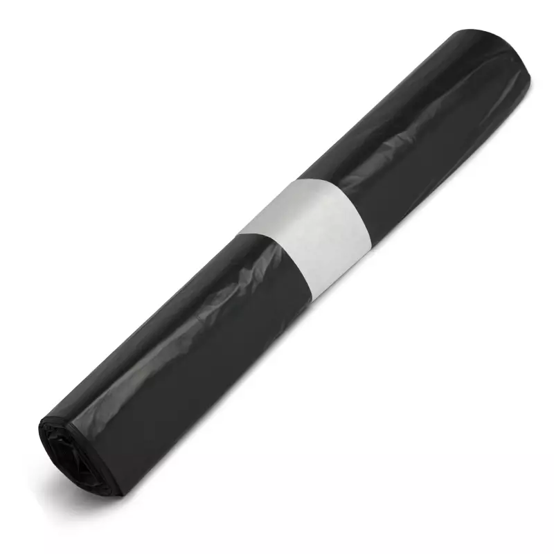 Afvalzakken zwart HDPE T25 80x100 cm