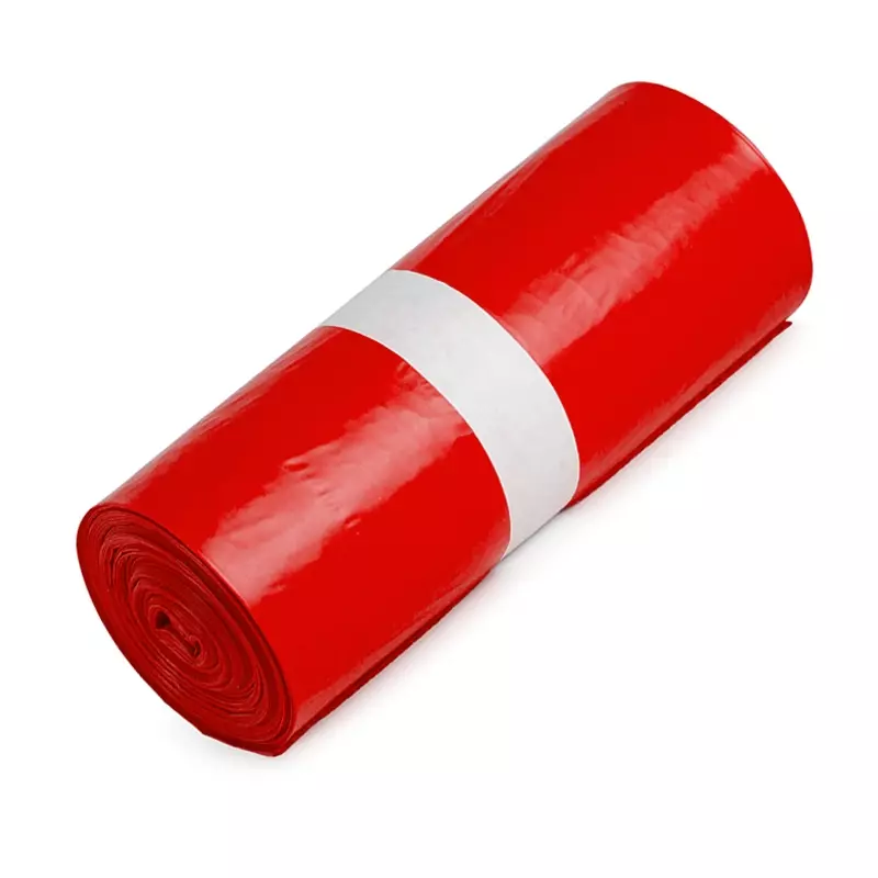 Red HDPE T35 waste bags 90x120 cm
