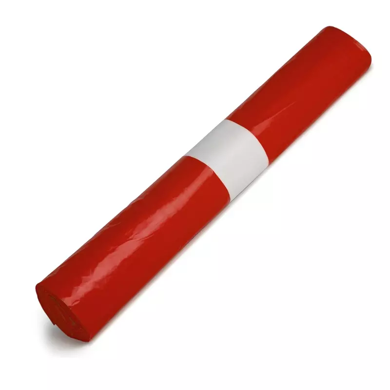 Afvalzakken rood HDPE T23 58x100 cm