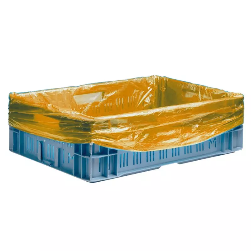Crate bag HDPE 68/2x17x63 cm T20 orange