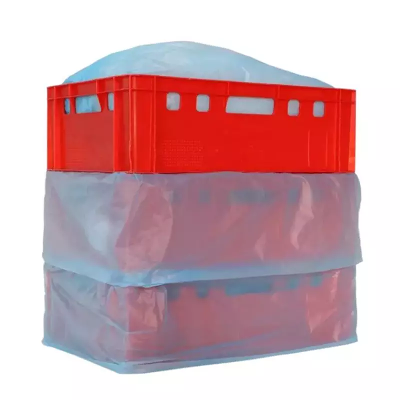 Sac de caisse en PEHD 90/2 x 30 x 80 cm 10 µm bleu