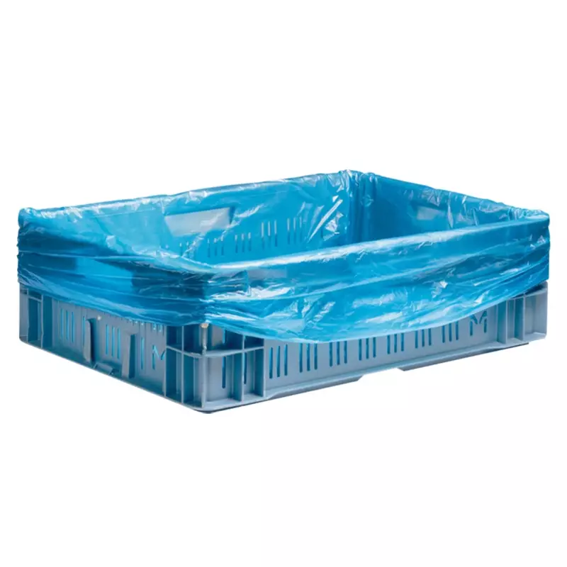 Sac de caisse en PEHD 90/2 x 30 x 80 cm 10 µm bleu