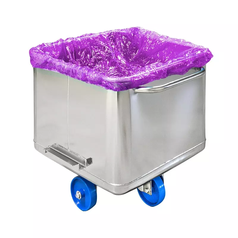 Afdekhoes normwagen C&P PE 72x84x25 cm 30 mu paars