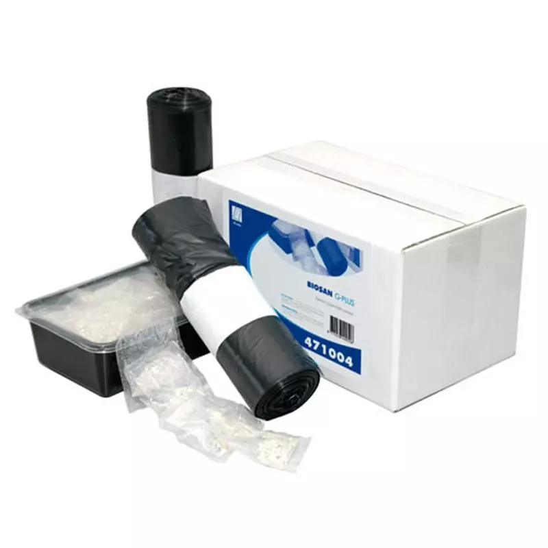 Hygiene bag including sachet for BioSan G-plus