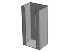 Handschoendispenser horizontaal RVS voor 1 dispenserdoos Ansell 92-600