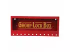 Brady 105715 lock box wall mount metal large red