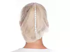 Disposable hairnets detectable spiral non-woven polypropylene 60 cm white