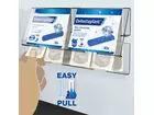 Distributeur de pansements Detectaplast, pansements élastiques et résistants à l'usure et imperméables, détectables, 25 x 72 mm