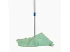 Microfiber mop with handle hole 50x70 cm green